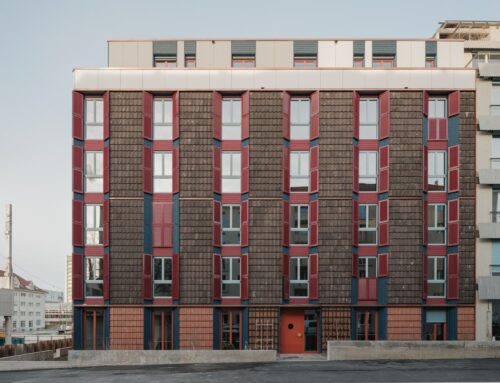 Re-Use-Abschluss für Lysbüchel Süd: Geschosswohnen in Basel von Loeliger Strub Architektur