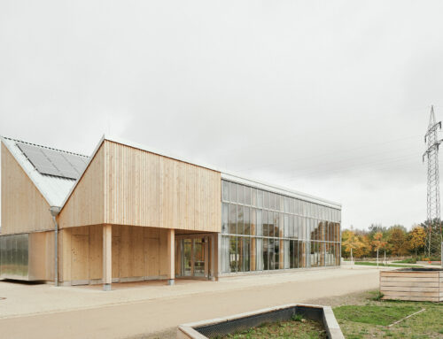 Jahreszeitenhaus für die Gartenschau: Pavillon in Schwerte von New Architekten