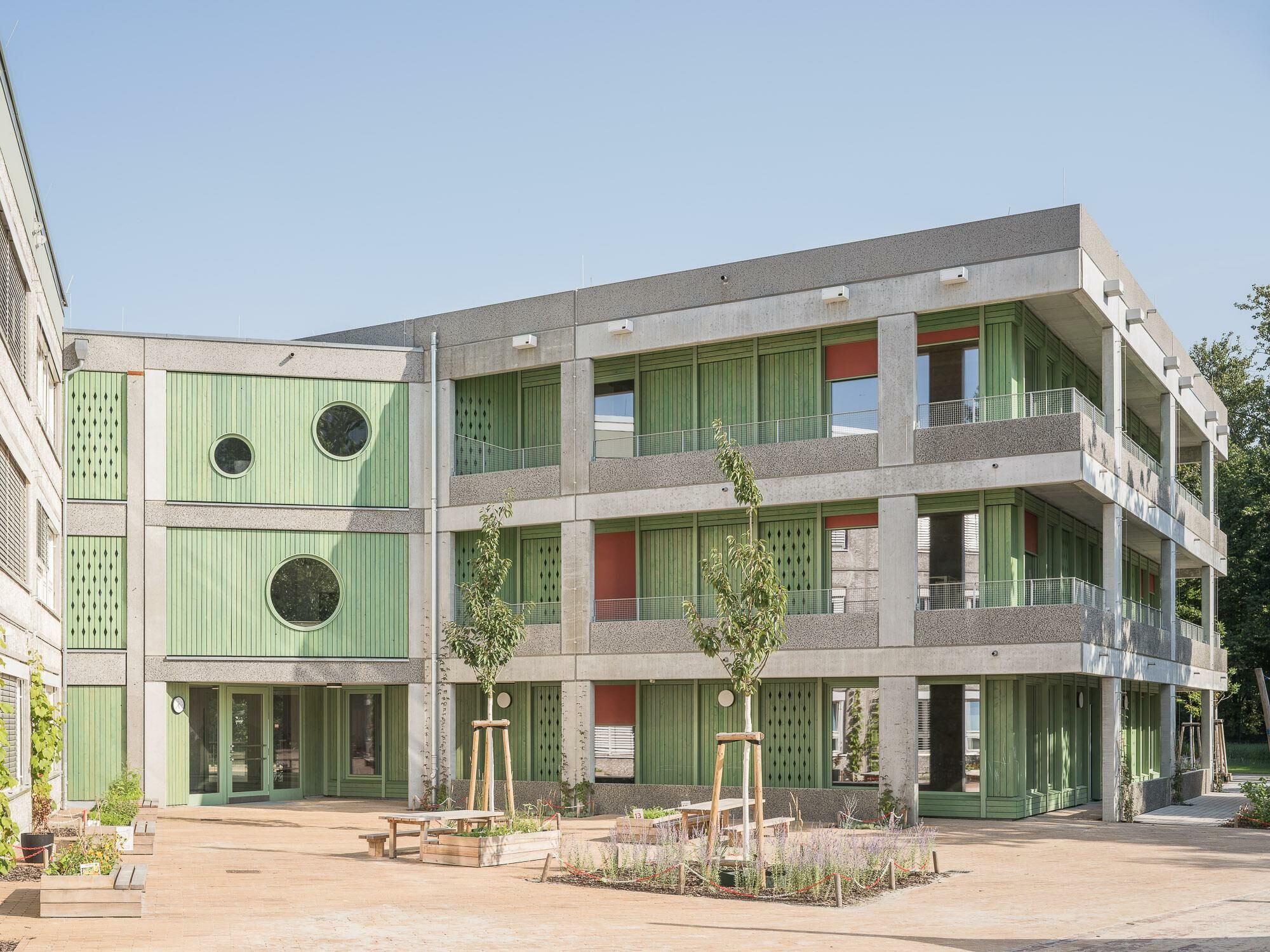 KiTa Bewegungsreich Berlin Strohe Ullrich Architekten, Foto: TillSchuster 2025