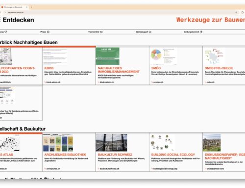 Nachschlagewerk der Bauwende: Online-Plattform von Countdown 2030
