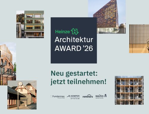 Heinze ArchitekturAWARD 2026 im Zeichen der Bauwende